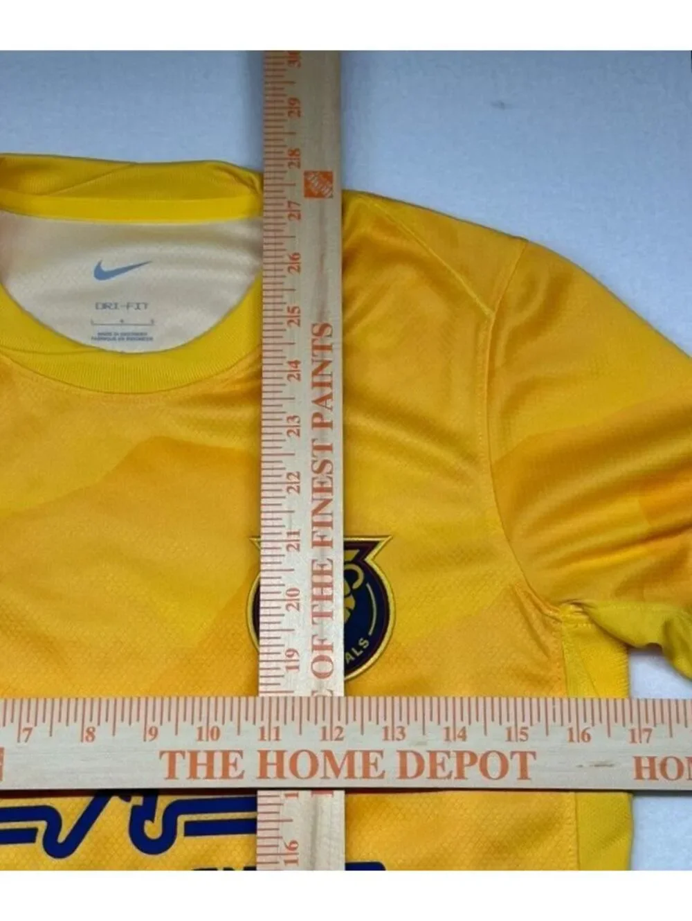 Nike Utah Royals Youth NWSL Stadium Crew Neck Soccer Jersey Yellow Size L